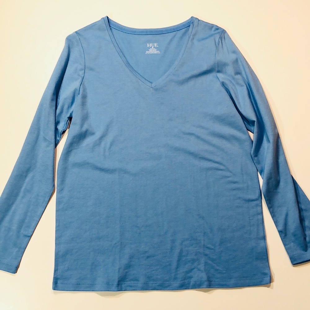 NWT HUE Pajamas-Long Sleeve Top & Flannel Bottoms - Picture 2 of 8